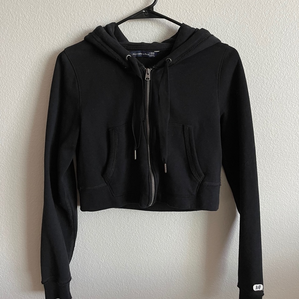 Black Abercrombie and Fitch Zipup